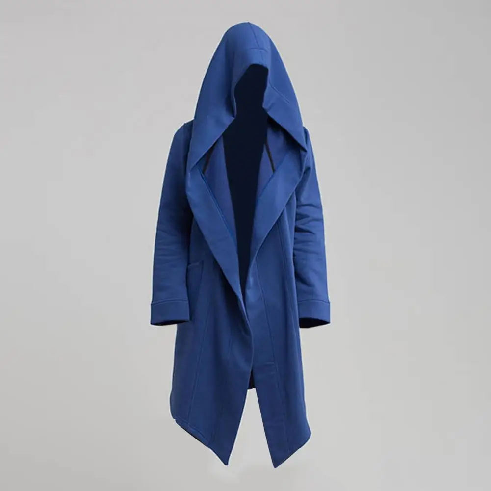 

Fabulouse Coat Turn-down Collar Extra Long Men Coat Oversize Long Men Coat