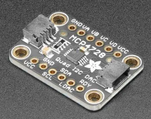 

1 шт. 4470 MCP4728 Quad DAC стандарта QT / Qwiic