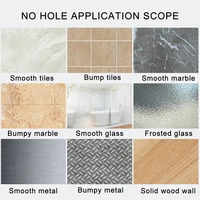 Bathroom Shelf Razor Stand Wall Razor Holder Shower Razor Blade Holder Man Shaver Holder For Bathroom Hook Hanger Shaving Holder 5