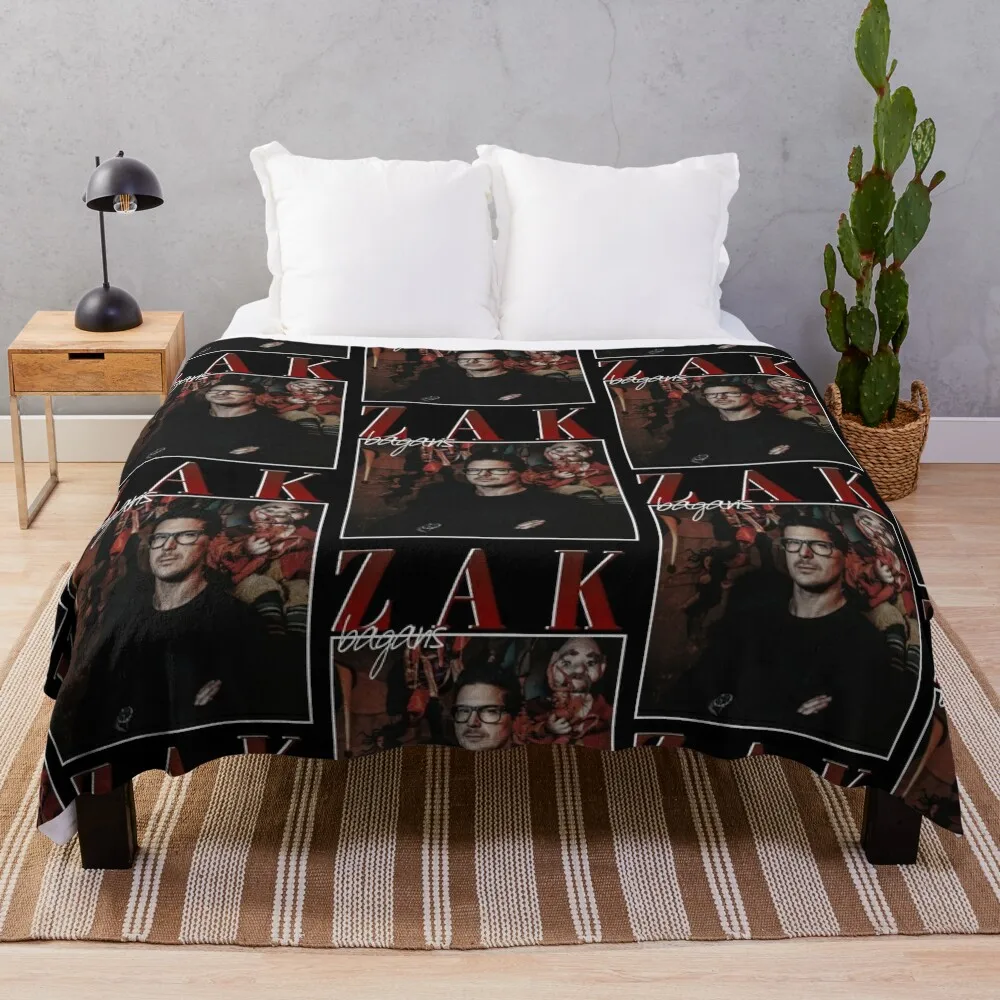 

90's Vintage Zak Throw Blanket Hairy Giant Sofa Furry Bed Fashionable Blankets