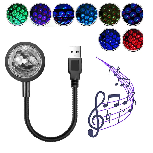 Projecteur de veilleuse étoile de toit de voiture, lumière LED, Splito  Music, lampe décorative USB, ambiance intérieure de voiture réglable,  escales - AliExpress