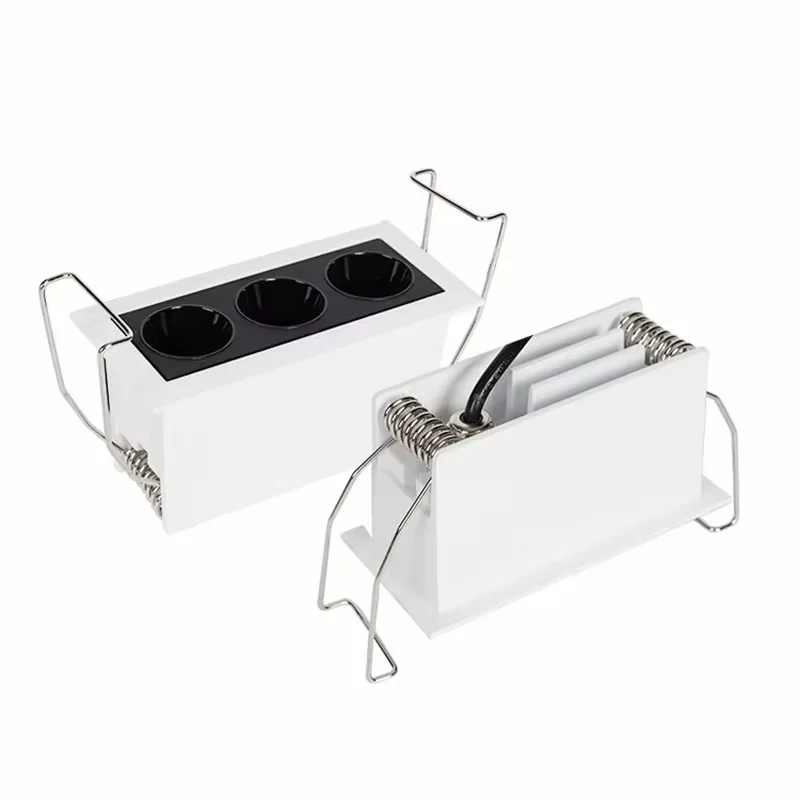 IP65 waterproof Recessed Ceiling Down Light 6W 12W 24W LED Linear Grille Spotlight 20° For Bathroom Lighting