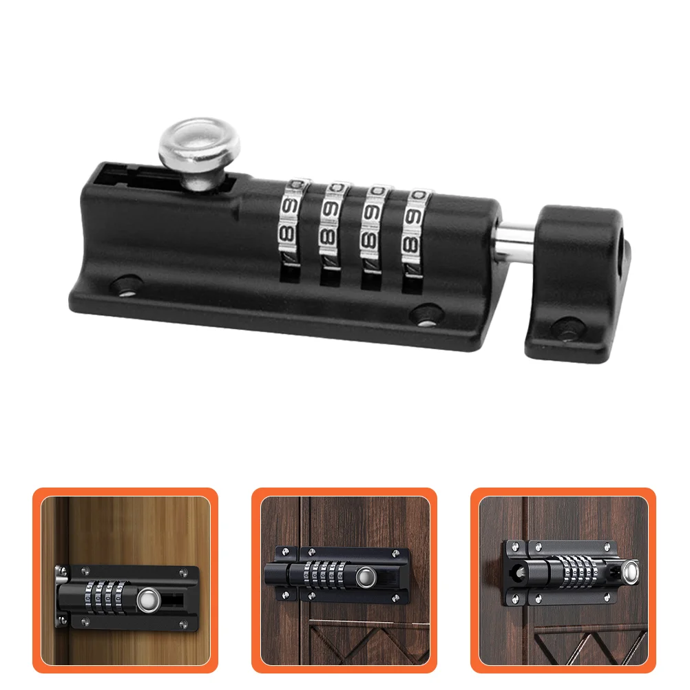 Gate Lock Deadbolt Combination Code Locks for Doors Door Lock Fence Set Hotel Key