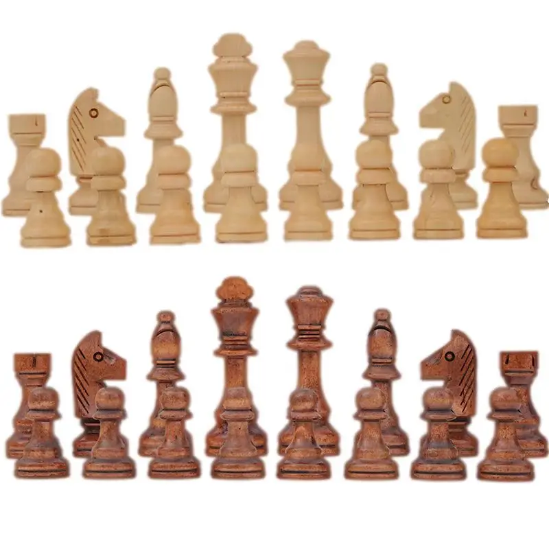 Wooden Chess Set 32 Pieces