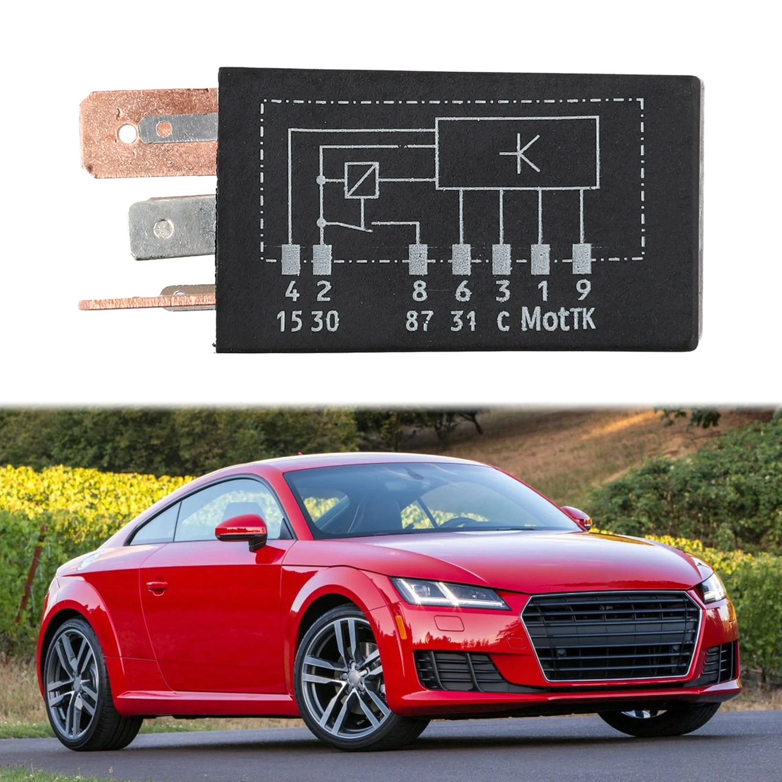 Kunststoff Kraftstoffpumpe Relais 409 Für Bora Für Golf Für Passat Für A3 S3 1J0906383B 1J0906383C Auto Zubehör – Detail 11