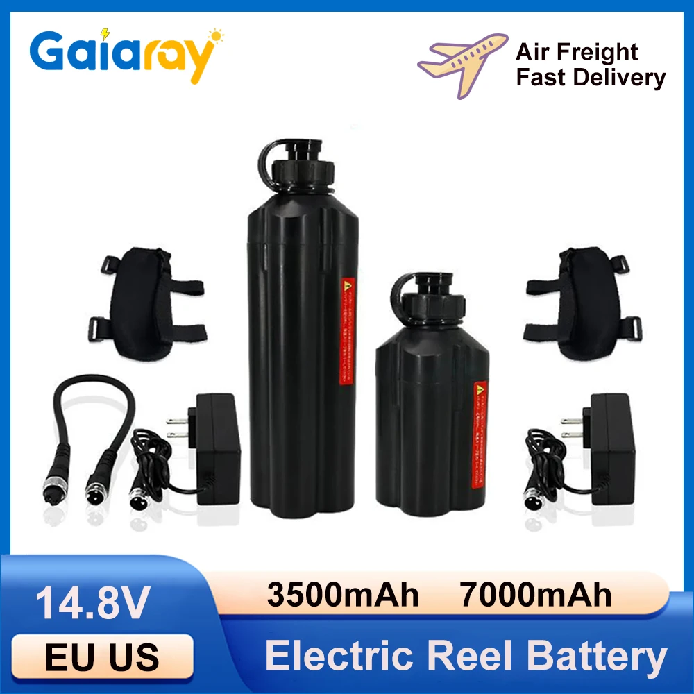 7000mAh 3500mAh Sea Fishing Electric Reel Battery 14.8V Rechargeable Fishing Reel Lithium Battery Rechargeable Battery For SHIMANO DAIWA Droplet Whee