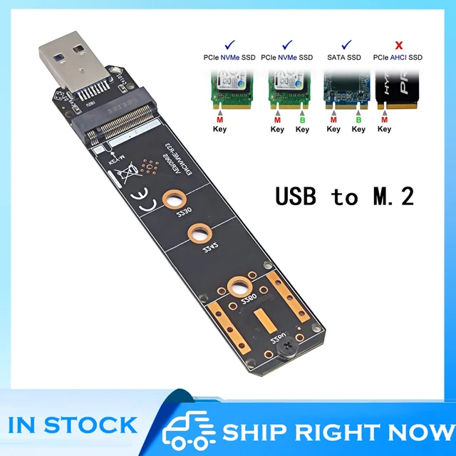 M.2 to USB 3.0 Dual Protocol SSD Board M.2 NVME PCIe NGFF SATA M2 SSD  Adapter for 2230 2242 2260 2280 NVME/SATA M.2 SSD RTL9210B - AliExpress