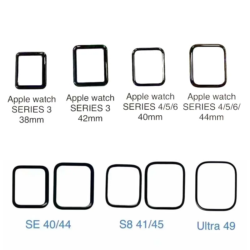 3D Ǯ Ŀ   PMMA Ʈ ũ ȣ ʸ,  ġ S8, S9 Ʈ 2, 49mm, 38mm, 42mm, 40mm, 44mm, 41mm, 45mm, 100 