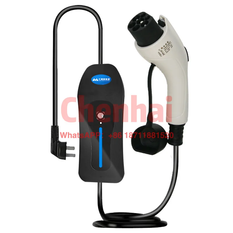 

Portable EV Charger IP66 CE Certificate Electric Vehicle Charging Box 3kW 16A Home EV Charger
