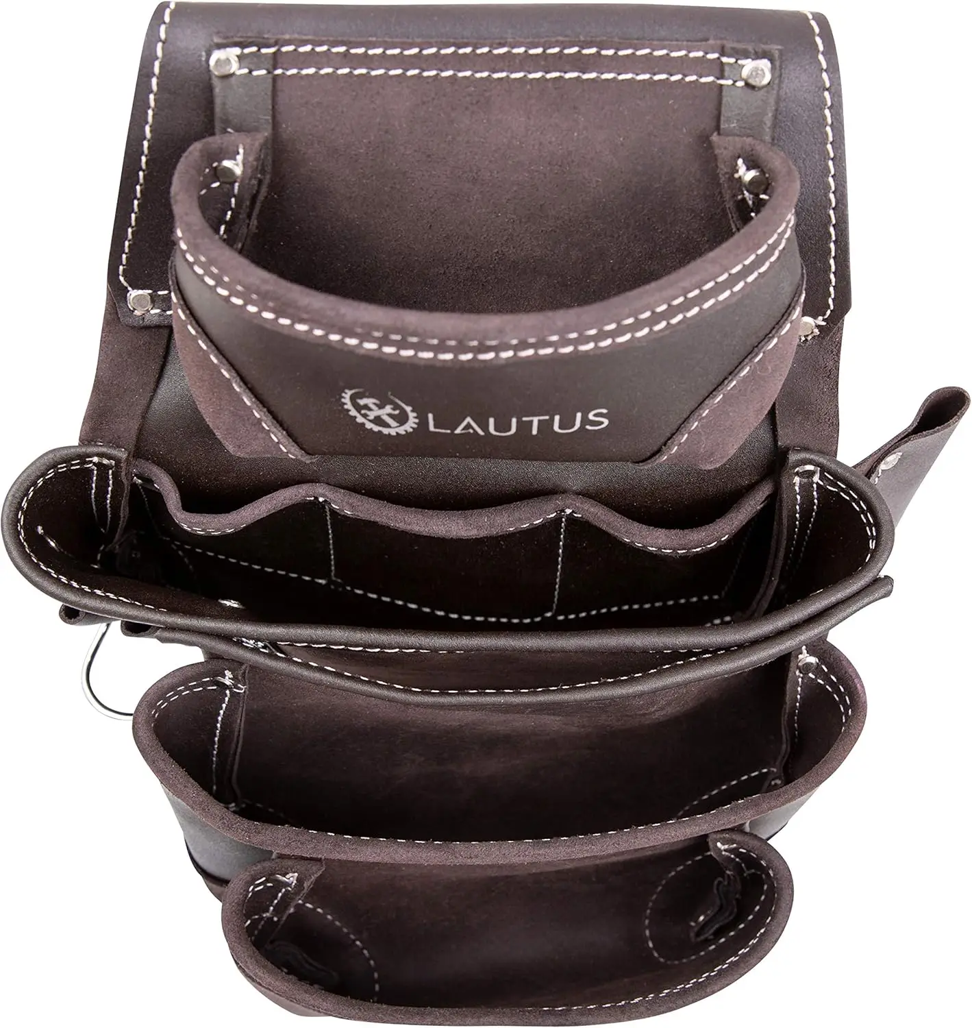 Oiled Tanned Rig Tool Belt/Pouch/Bag, Carpenter, Construction, Framers, Handyman, Electrician 3