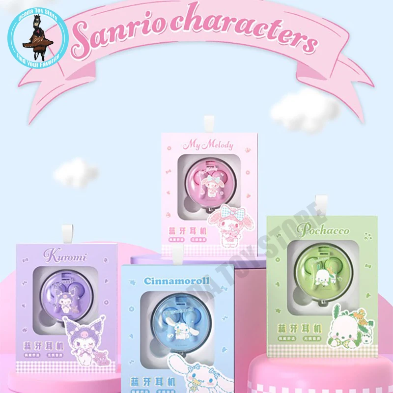 

Bluetooth-наушники Sanrio Cinnamoroll, Мультяшные, с шумоподавлением