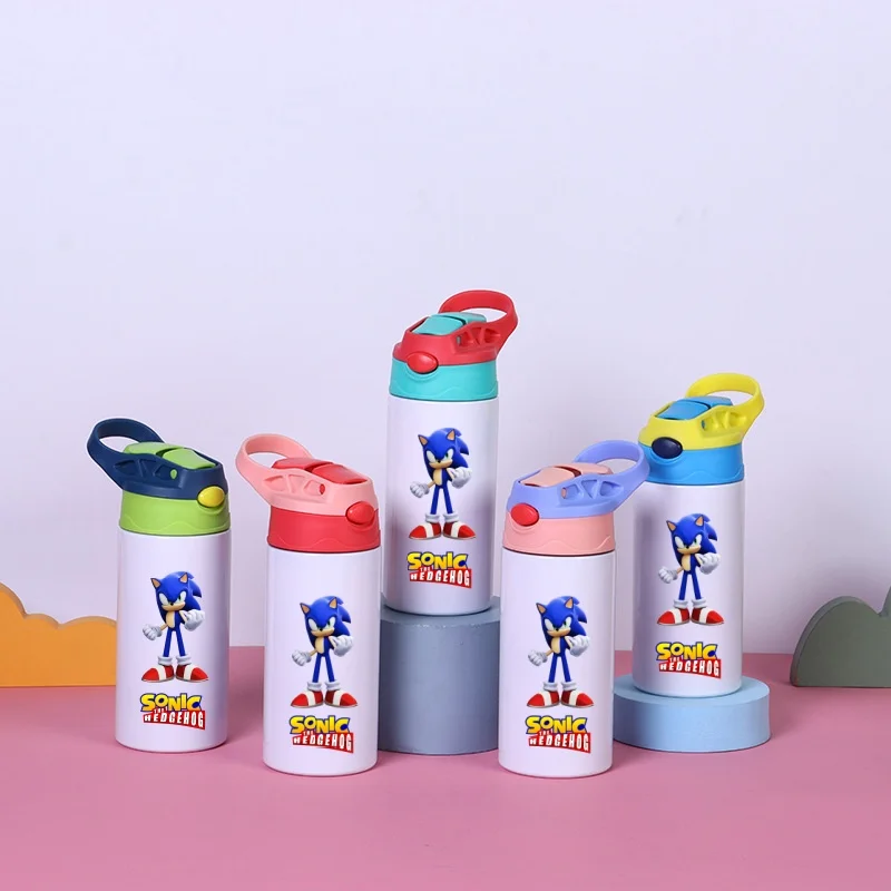 thumbnail image 1 of Taza con pajita de acero inoxidable 304 de Sonic Hedgehog, popular anime, hermosa taza de agua, taza deportiva informal, hermoso regalo para amigos, 1 of 5