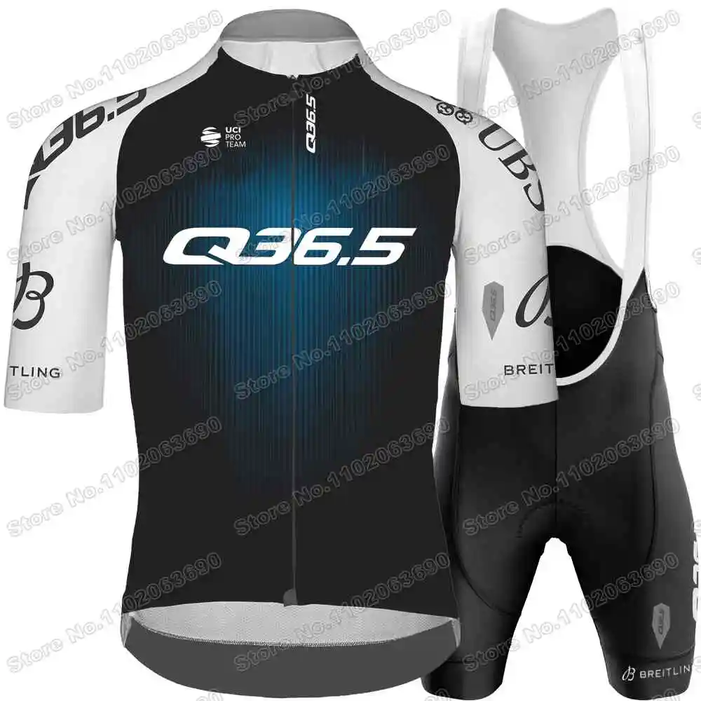 2025 Q36.5 Pro Cycling Team Cycling Jersey Set Summer Cycling Clothing Men Road Bike Shirt Suit Bicycle Bib Shorts MTB Uniform 3
