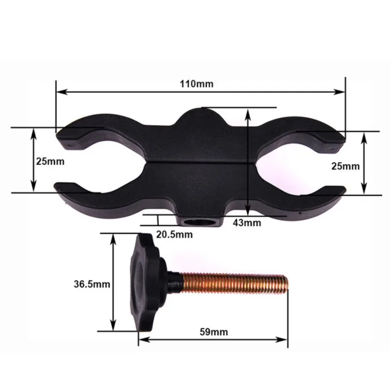 Rifle Barrel Scope Mount Tools Clamp Clip For IR Night Vision Flashlight Torch Telescope Sight Laser Hunting Gun Accessories