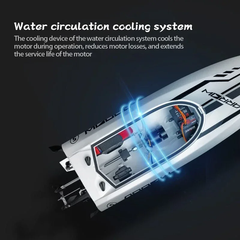 Remote Control Boat UdiRC UDI005 2.4GHz 50Km/H Waterproof for Kids