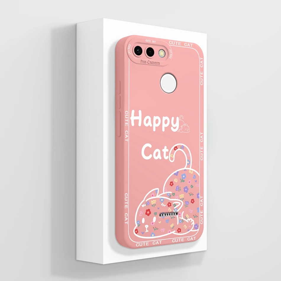 Fun Cartoon Liquid Silicone Phone Case - Full Protection Bumper Cover