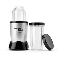 Mini 14 oz. Compact Personal Blender Silver/Black, Cross Blade is Made from Stainless steel and Cups are Made BPA-Free Plastic 2