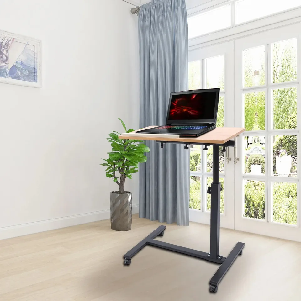 Height Adjustable Portable Mobile Folding Desk
