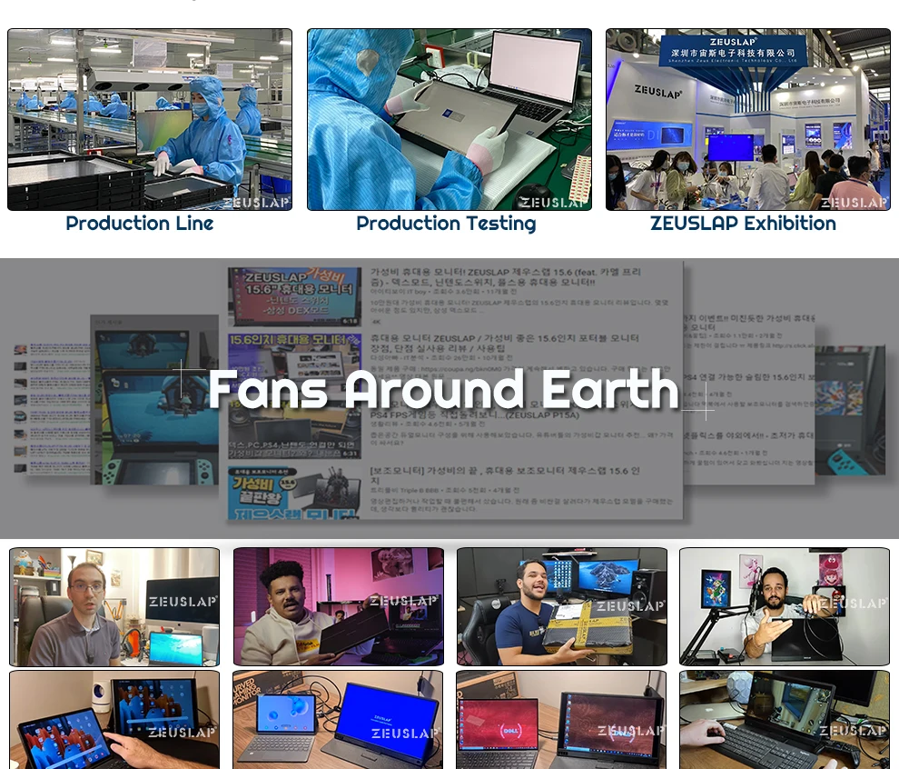 ZEUSLAP 16" 2,5K 144 Hz Tragbarer Monitor 2560*1600 16:10 100 % sRGB 500Cd/m² Reise-Gaming-Display für Laptop Switch PS4 Ps5 Xbox