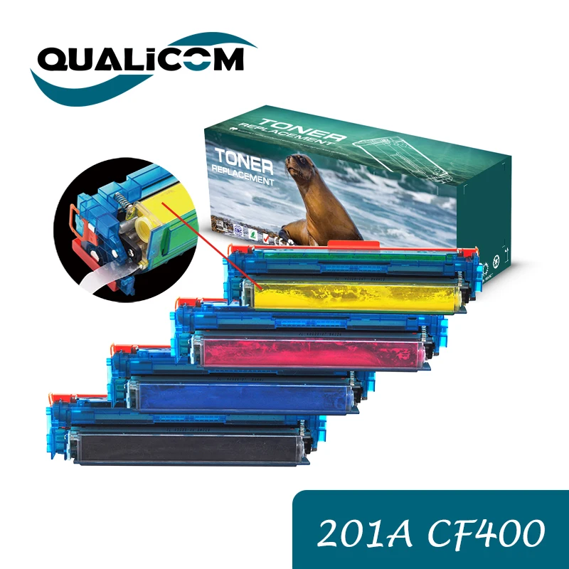Toner Cartridge Replacement for HP 201A M252dw CF400A M277dw M277c6 M277 M252 Printer CF401 CF402 CF403