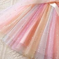 Robe Mickey Minnie pour filles, en Tulle arc-en-ciel, à paillettes, douce, princesse, cadeau de fête d'anniversaire pour filles de 1 à 5 ans 6