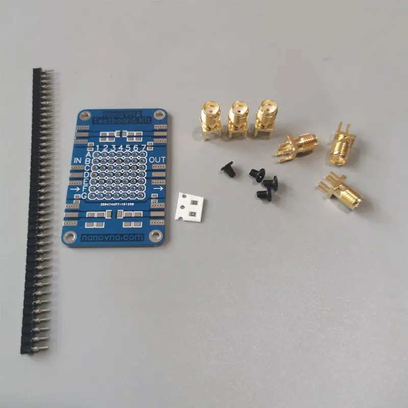 NanoVNA Testboard Web Test Board VNA RF Set Measurement DIP SMT Device Tool Spare Parts