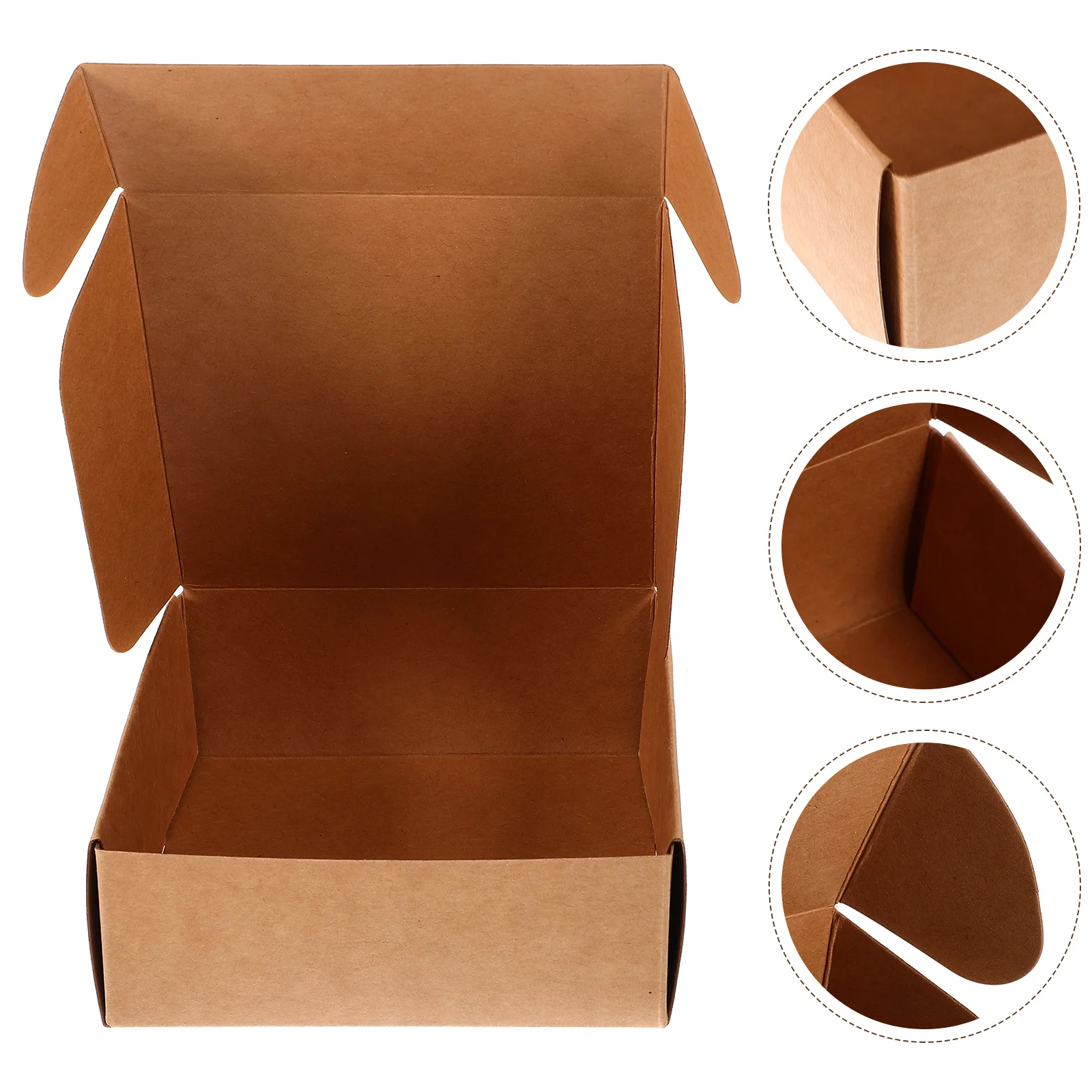 

20 Pcs Kraft Paper Box Case Soap Packaging Homemade Making Gift Container Packing Wool