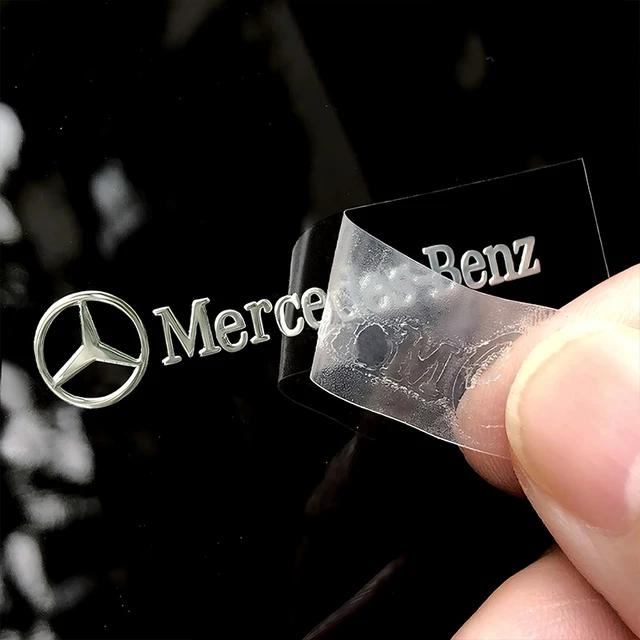 3D Metal Emblem Sticker Car Interior Decoration Styling Decals For Mercedes Benz AMG W205 C300 W203 W206 W108 W124 W126 W140