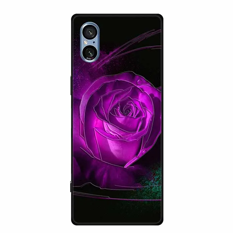 3D Relief Black Silicone Soft Back Cover Case