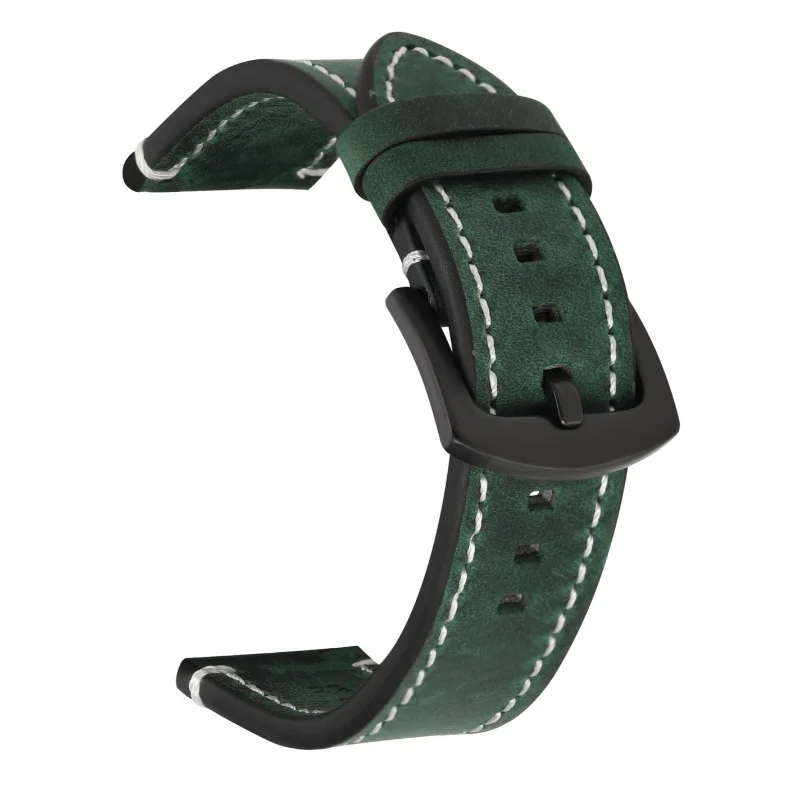 Vintage Genuine Leather Watch Band Strap - Premium Cowhide Watch Accessory Belt