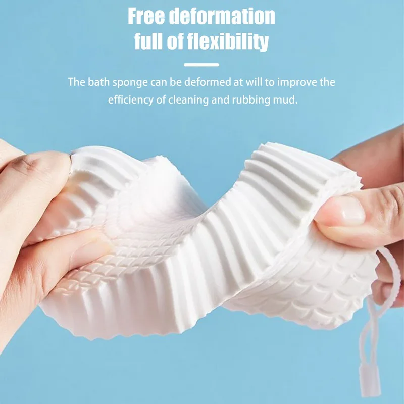 Bath Exfoliator Esponja Exfoliante Soft Sponge Body Scrubber Bath Exfoliating Scrub Sponge Shower Brush Body Skin Cleaner Dead Skin Remover