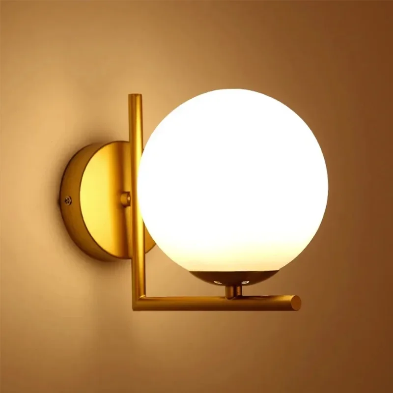 Glass ball LED indoor decorative wall light,glass ball indoor decorative wall light,used in bedrooms,living rooms,halls,corridor 2