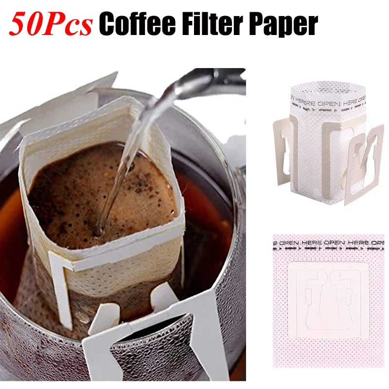 Household Stainless Steel Coffee Filter Mesh Hanging Ear Drip Double Layer  Foldable Mesh Sieve Funnel Filterless Paper Filter - Coffee Filters -  AliExpress