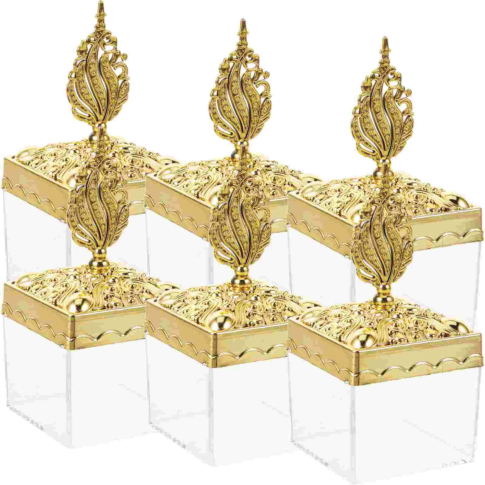 

Wedding Candy Boxes Plastic Chocolate Cookie Biscuit Packing Boxes Baby Shower Birthday Party Display Decorations