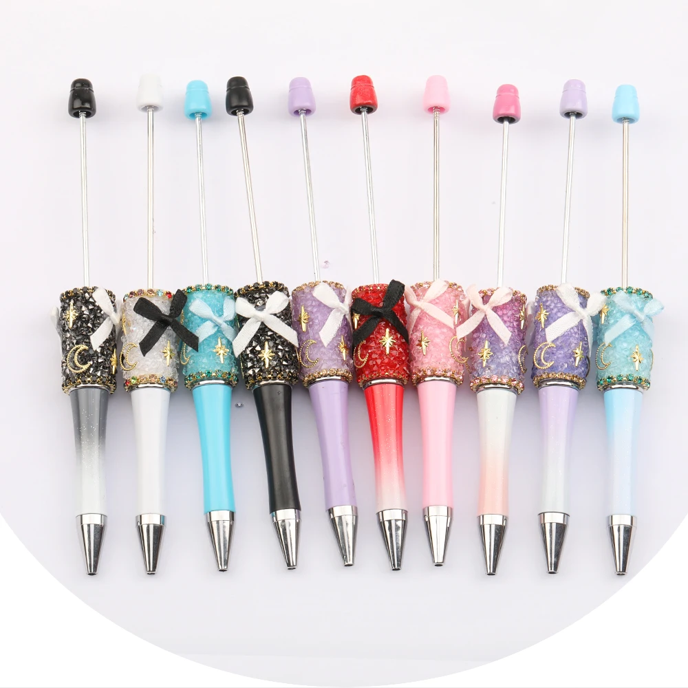 Cordial Design 20Pcs 18*147MM Jewelry Accessories/Hand Made/DIY Beaded Pen/Beadable Pen Findings/Cute Plastic Pens #16337 - cordial