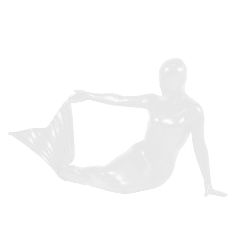 Shiny Metallic Mermaid Costume Bondage Zentai Fish Scale Bodysuit Party Jumpsuit halloween Party Costume Mermaid Role play S-7XL