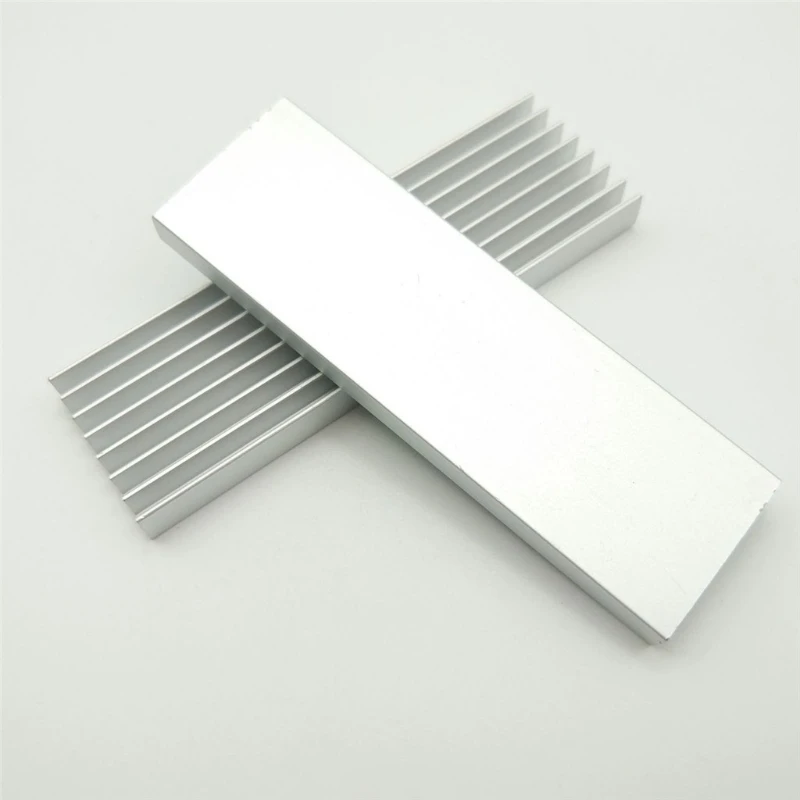 M2  Hard Drive Heat Sink Aluminum 70x22x6mm 2280 NVME SSD PCIE Heatsink Radiator Thermal Cooling Vest Set