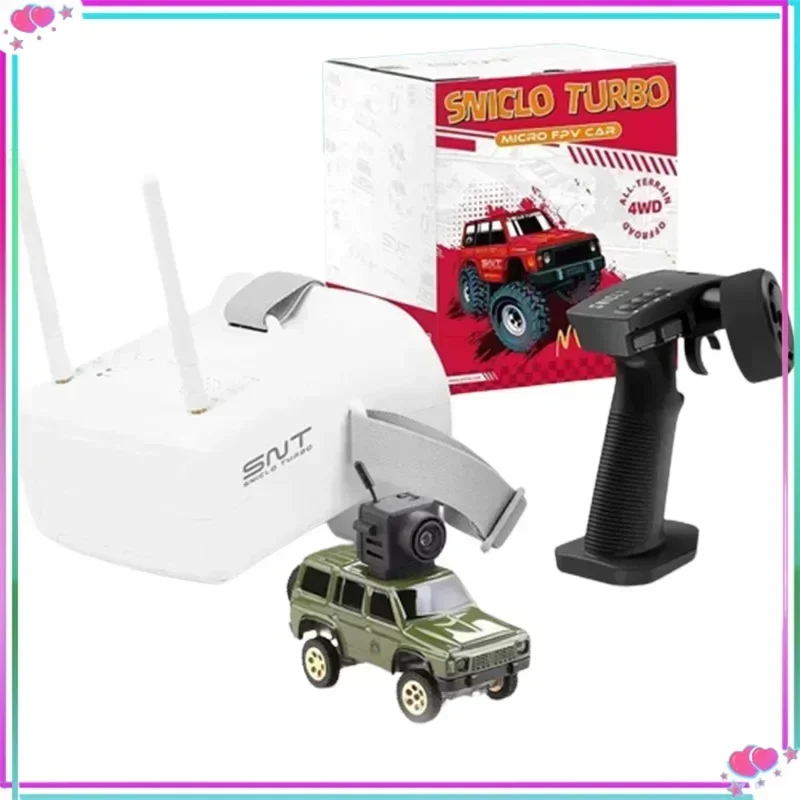 

1:64 Sniclo Wireless Immersion Fpv Camera Remote Control Vehicle Rc Four Wheel Drive Climbing Off Road Vehicle Toy Table Toy