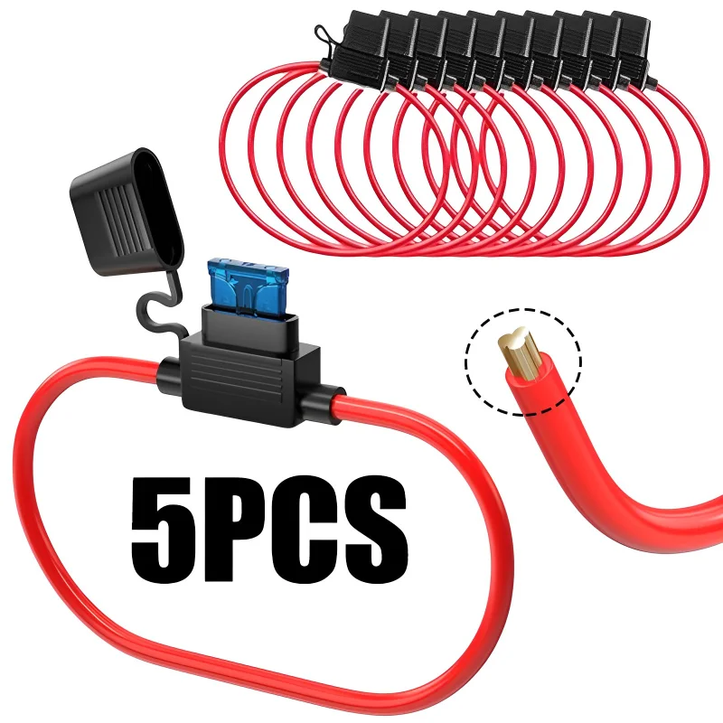 5PCS12V30ADCInsertFuseHolderInLineMiniBladeAdapterforSocketsCarAccessories.jpg