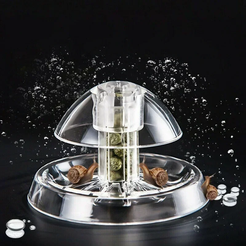 6/8cm Snail Trap Aquarium Plastic Transparent Snail Trap Snail Leech Planarian Trap Portable Fish Tank Environment Cleaning Tool