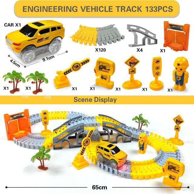 133-pcs-track-set