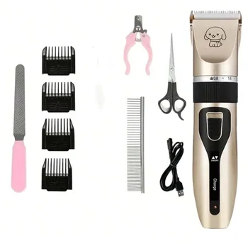 USB Rechargeable Low Noise Animal Clipper 1