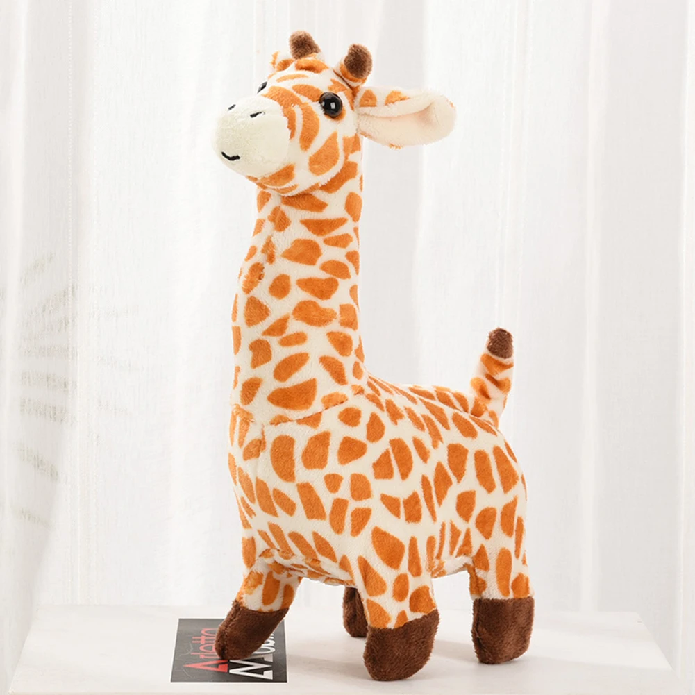 Walking Giraffe Interactive Electronic Pet with Sounds and Movements Plush Giraffe Toy Plush Buddy for Kids Toddlers Boys Girls