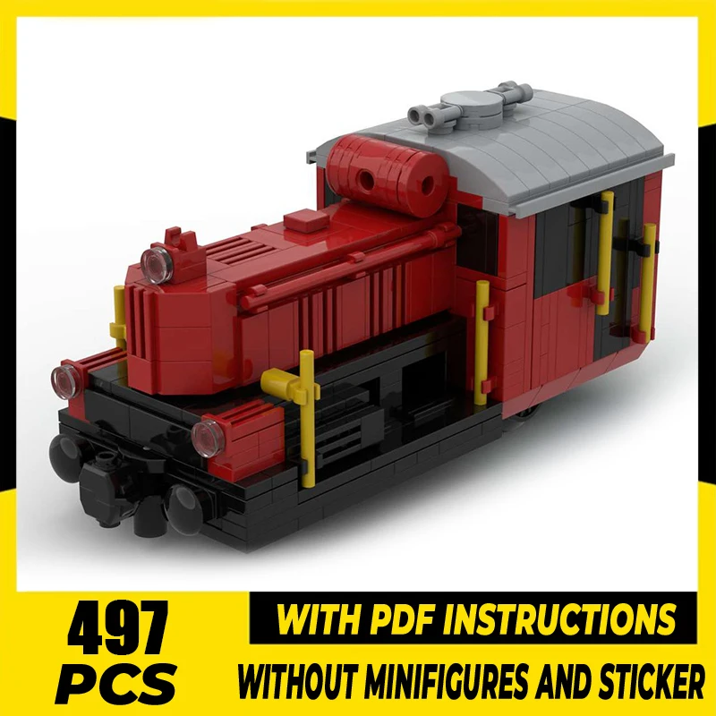 

Moc Building Bricks DB Kof ll locomotive Train Model Technology Modular City Car Blocks Construstion Toy DIY Set Assembly Gifts