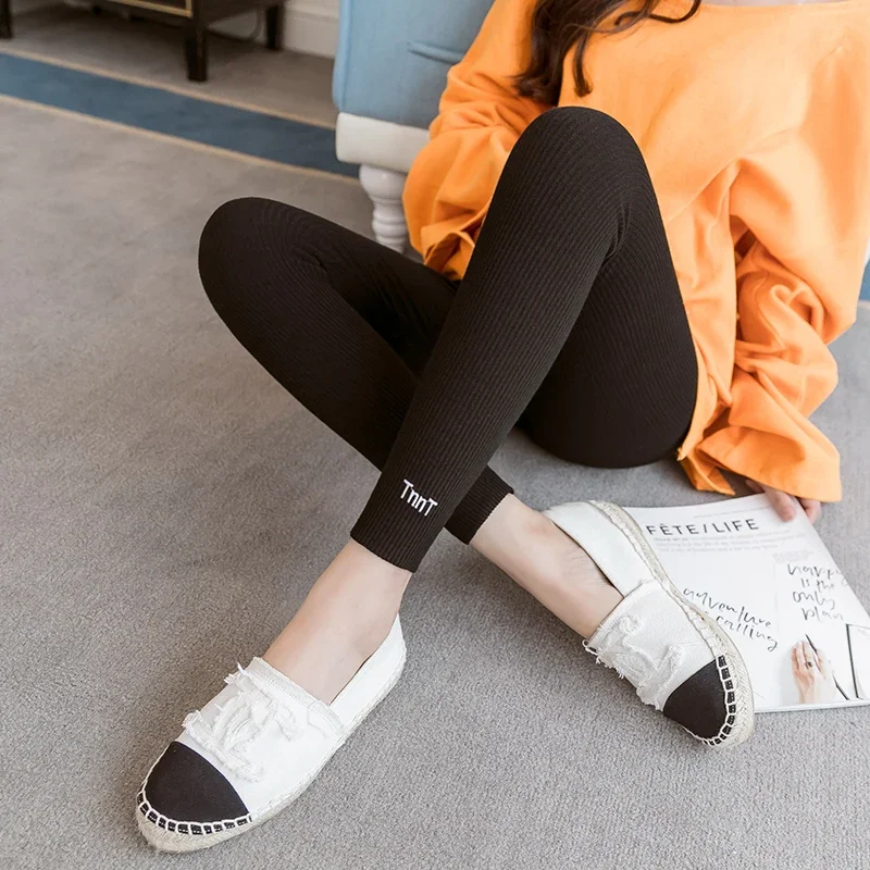 Velvet Maternity Leggings Pants For Pregnant Women Warm Winter Clothes Thickening Pregnancy Trousers Clothing