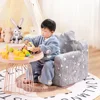 Cute and Lazy Sofa Mini Casual Seat Cartoon Children's Sofa Reading Glow in The Dark Simple Sofa Baby Sofa Toddler Kids Couch 1