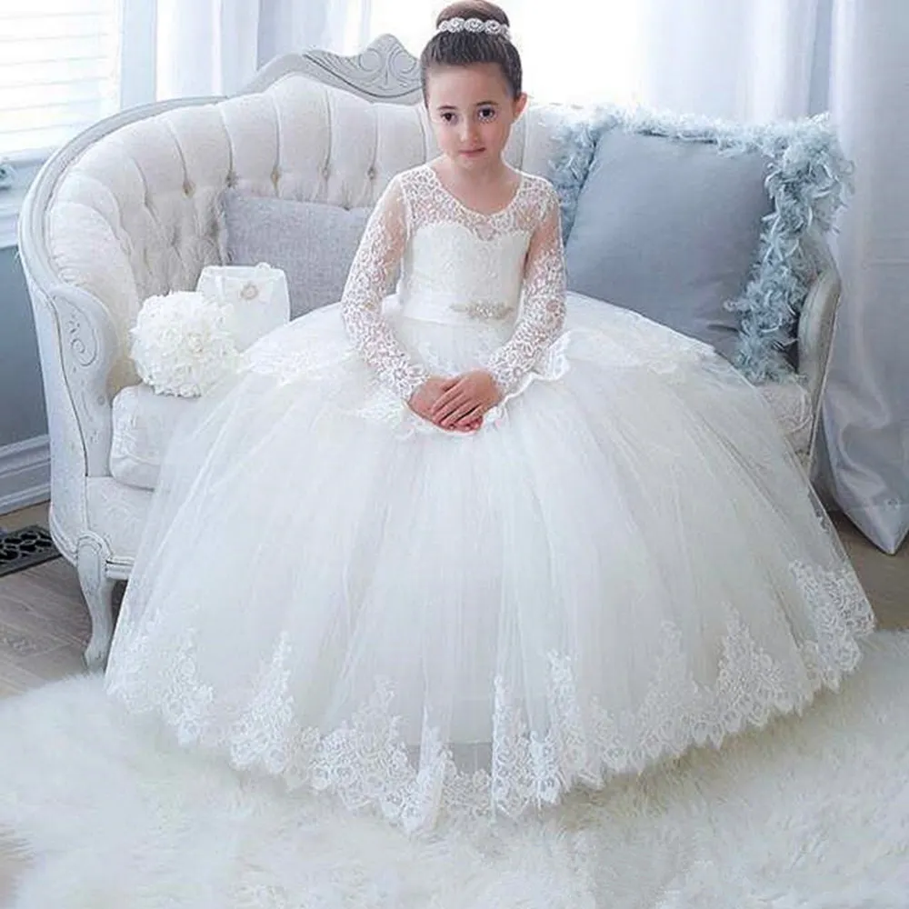 puffy-little-flower-girl-abiti-per-matrimoni-princess-kids-toddler-baby-evening-party-prom-compleanno-pageant-comunione-ball-gown