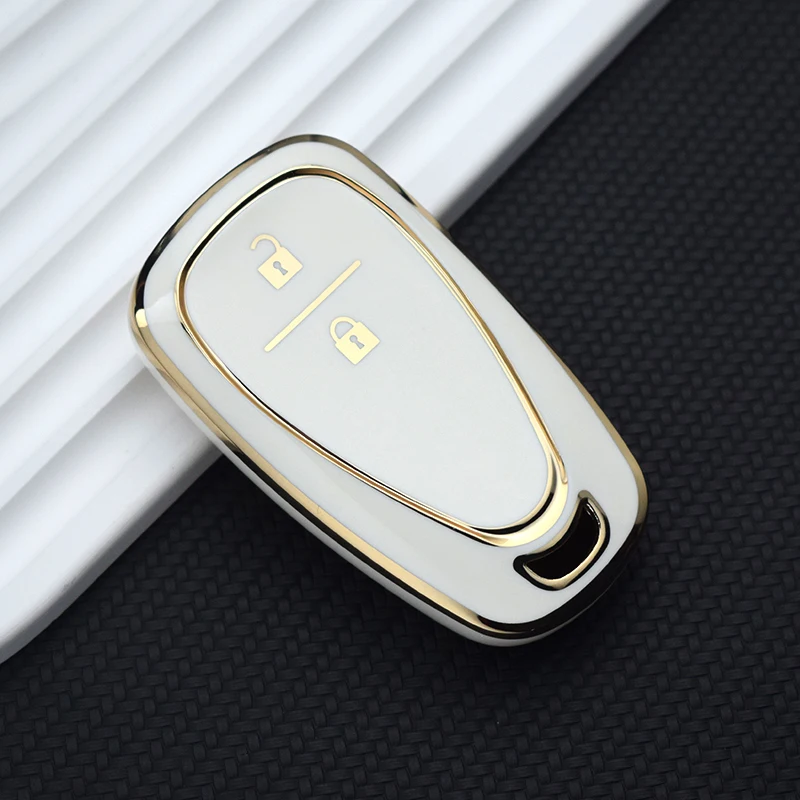 Premium Car Key Case Cover for Chevrolet Vehicles - Stylish and Durable Shell Fob Protector