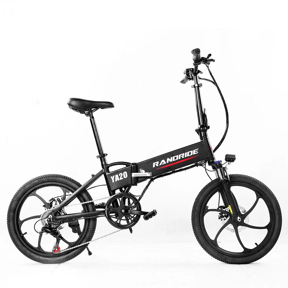 YA20 500W48V12.8AH electric bicycle 20-inch 1.95 tire folding electric bicycle suitable for urban cycling