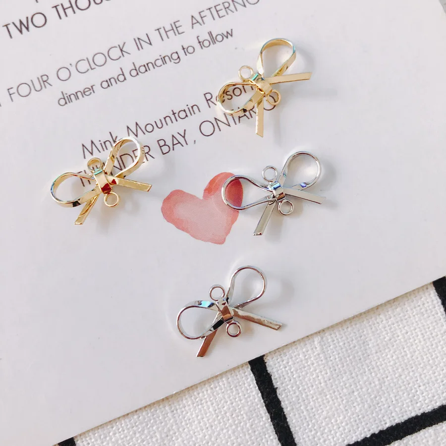 

10pcs/pack Silver Color Pendant Charms Butterfly Pendants Base for Handmade Earrings Necklace Handmade Jewelry Making Findings